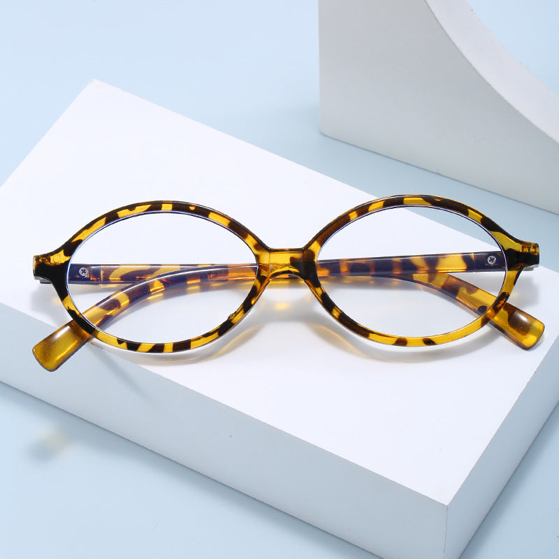 Damen modische Brillenfassungen im ovalen Design Karnz