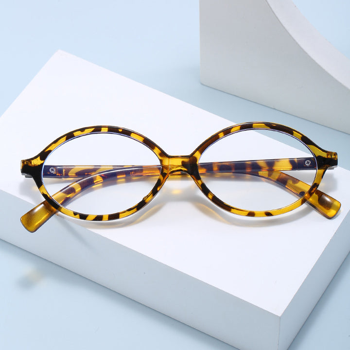 Damen modische Brillenfassungen im ovalen Design Karnz
