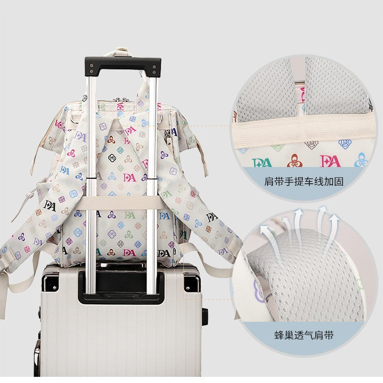 Vielseitiger Floral-Rucksack Karnz