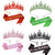 Damen Schwarz verzierte Tiara mit edlem Design Karnz