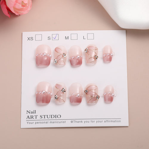 Dekoratives Press-On Nagelset Karnz
