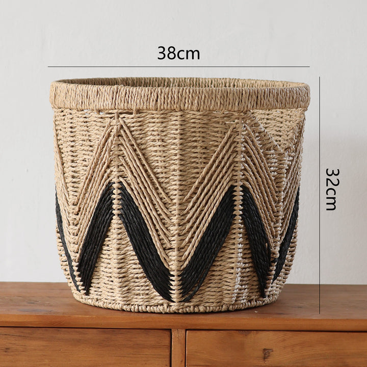 Henkeltasche aus geflochtenem Naturmaterial Karnz