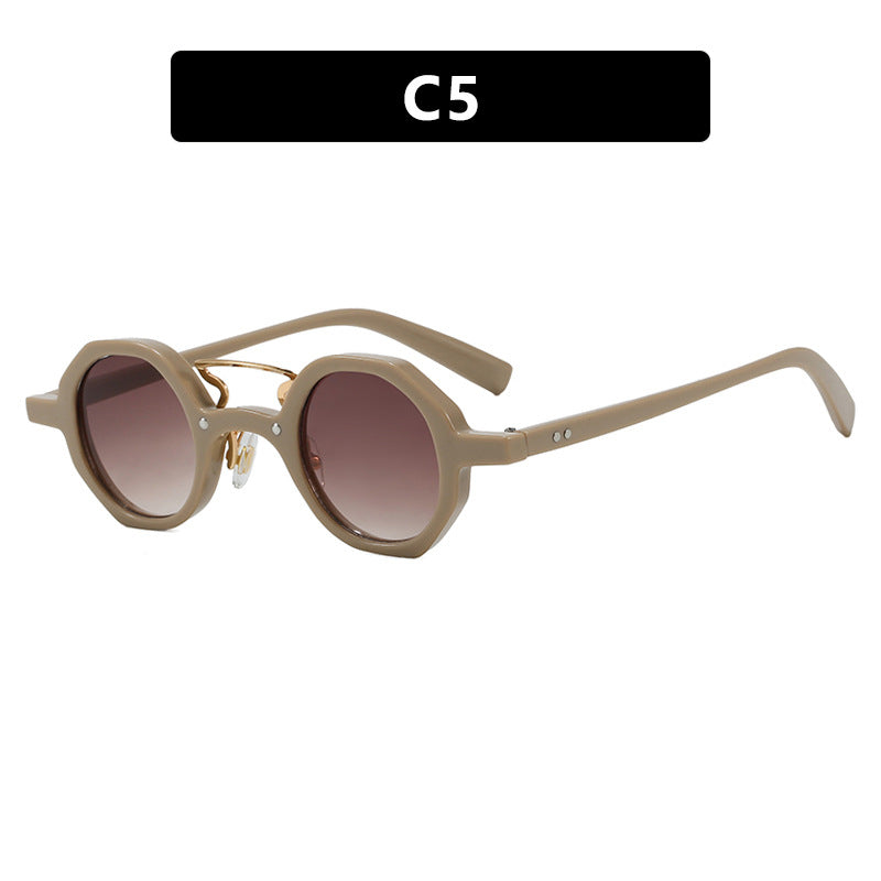 Damen stilvolle Sonnenbrille im einzigartigen achteckigen Design Karnz