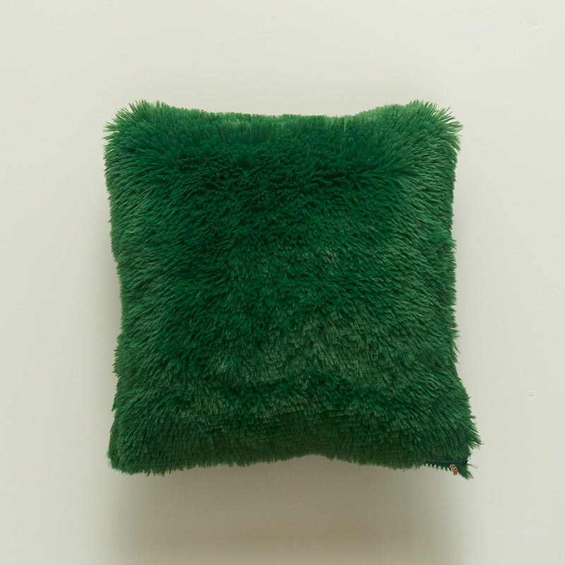 Plüschweiche Textur Dekokissen