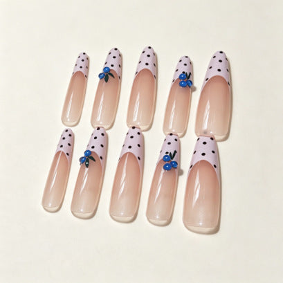 Chic Punkte Druck-Nagelspitzen Karnz