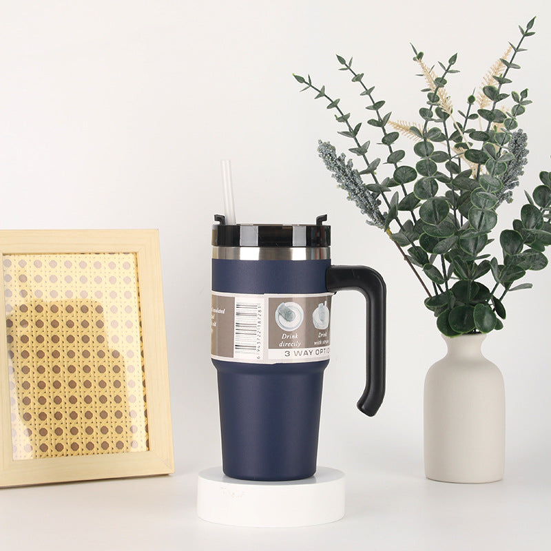 Unisex Thermobecher mit 3-in-1-Trinkoptionen Karnz