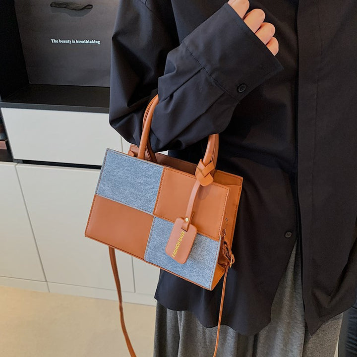 Geometrisch Muster Handtasche Karnz