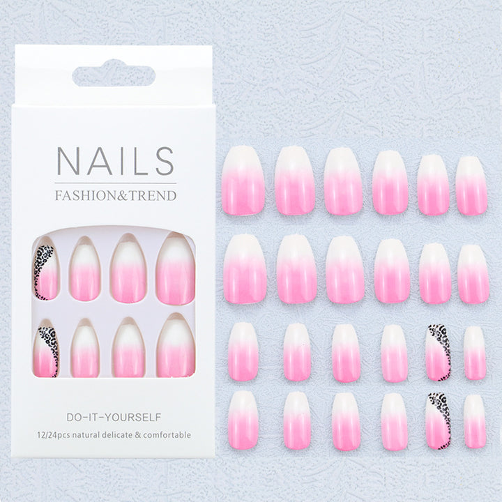 Künstlerisches Grafik Press-On Nagelset Karnz