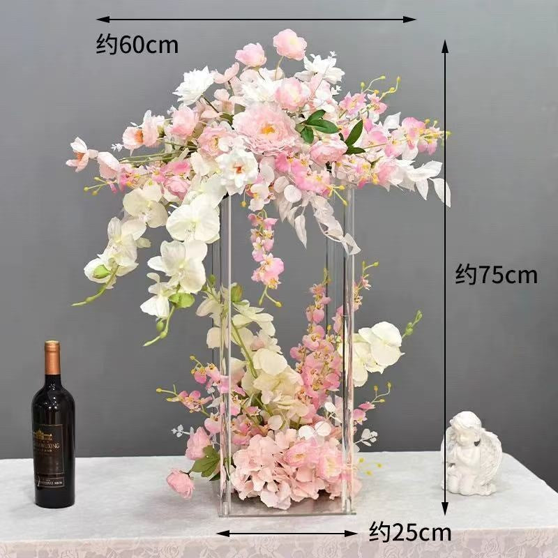 Elegante Blumenzentrale Vase