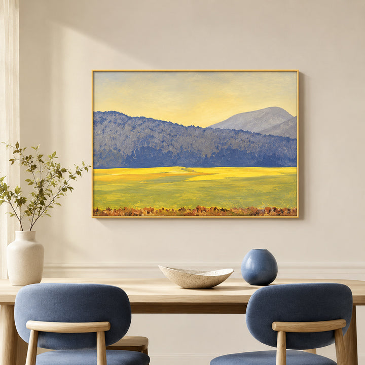 Berglandschaft-Leinwand-Wandkunst für Innenräume