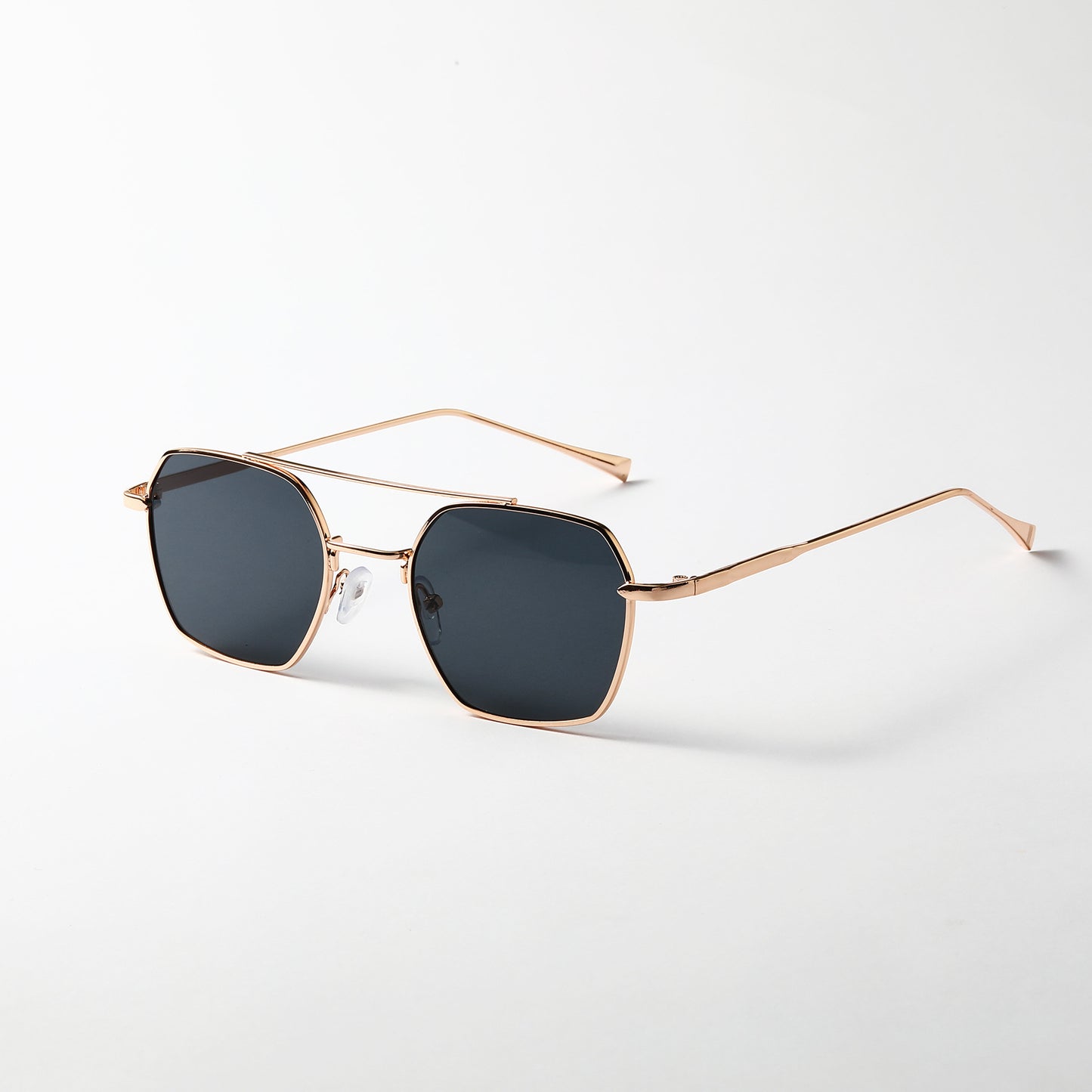 Damen filigrane Sonnenbrille mit elegantem polygonalen Rahmen Karnz