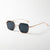 Damen filigrane Sonnenbrille mit elegantem polygonalen Rahmen Karnz