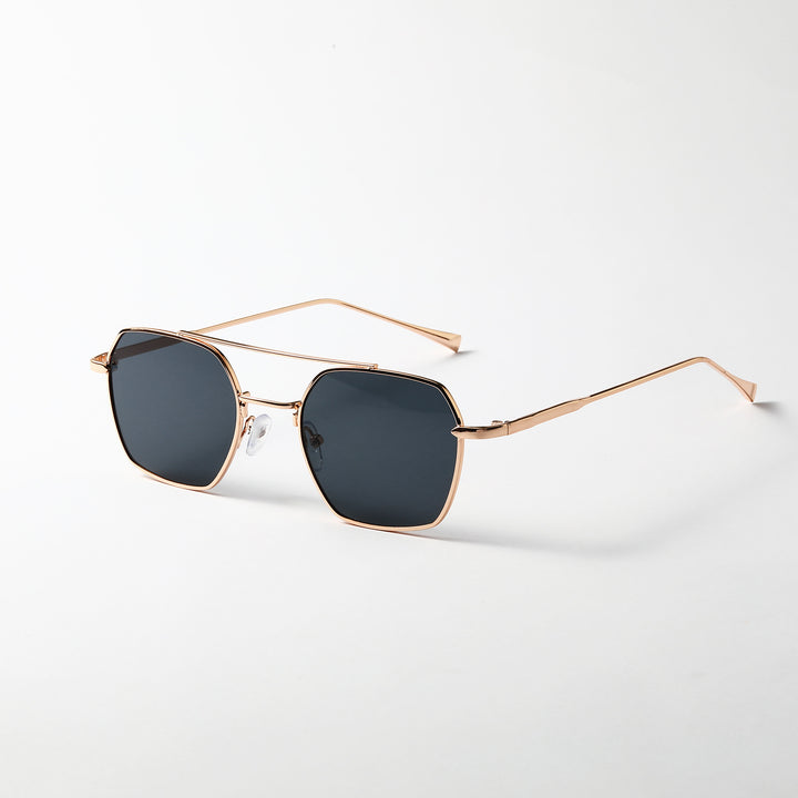Damen filigrane Sonnenbrille mit elegantem polygonalen Rahmen Karnz