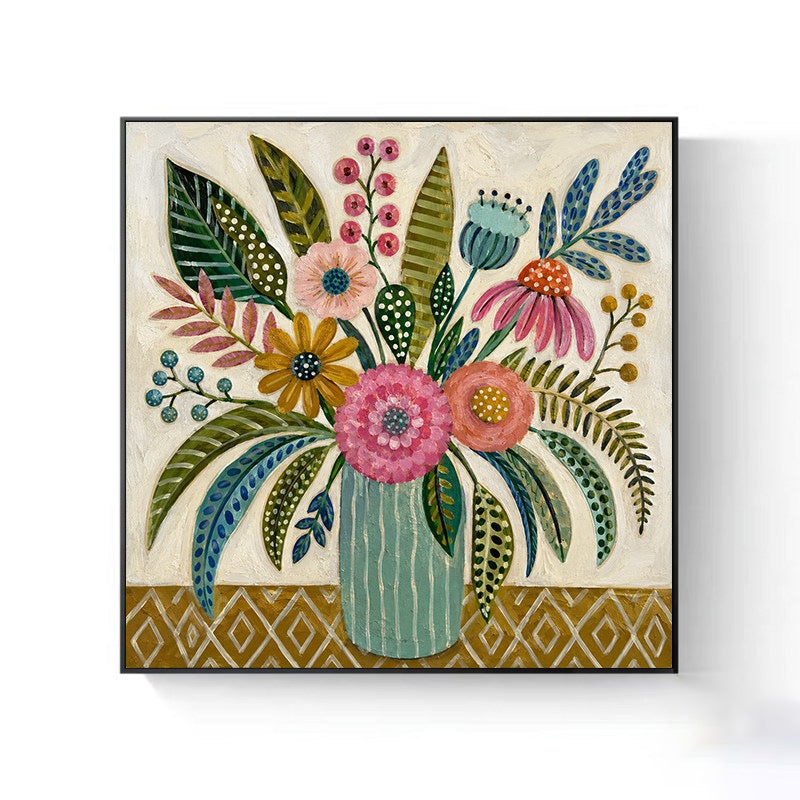 Florale dekorative Leinwandkunst