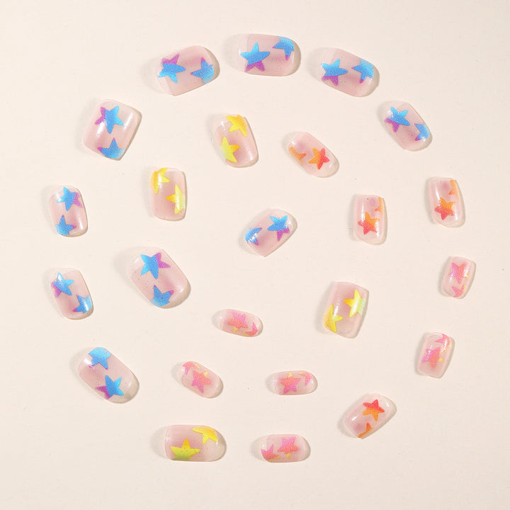 Sternenleuchtende Glow-In-The-Dark Nagelkunst Erweiterungen Karnz