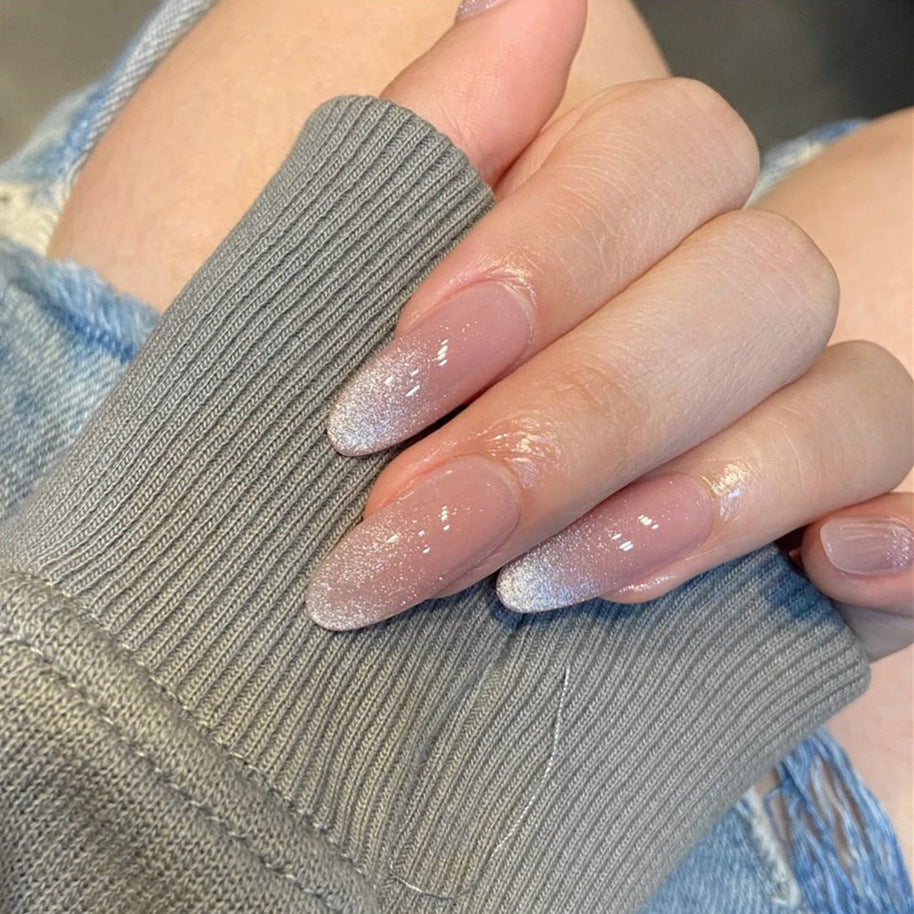 Elegante Glitzer Ombre Press-On Nägel