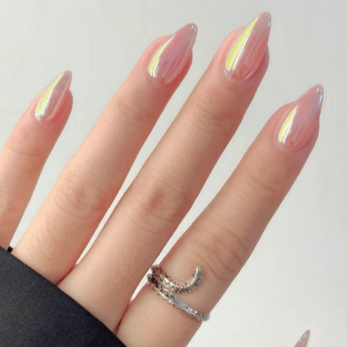 Iridescent Press-On Nail Set Karnz