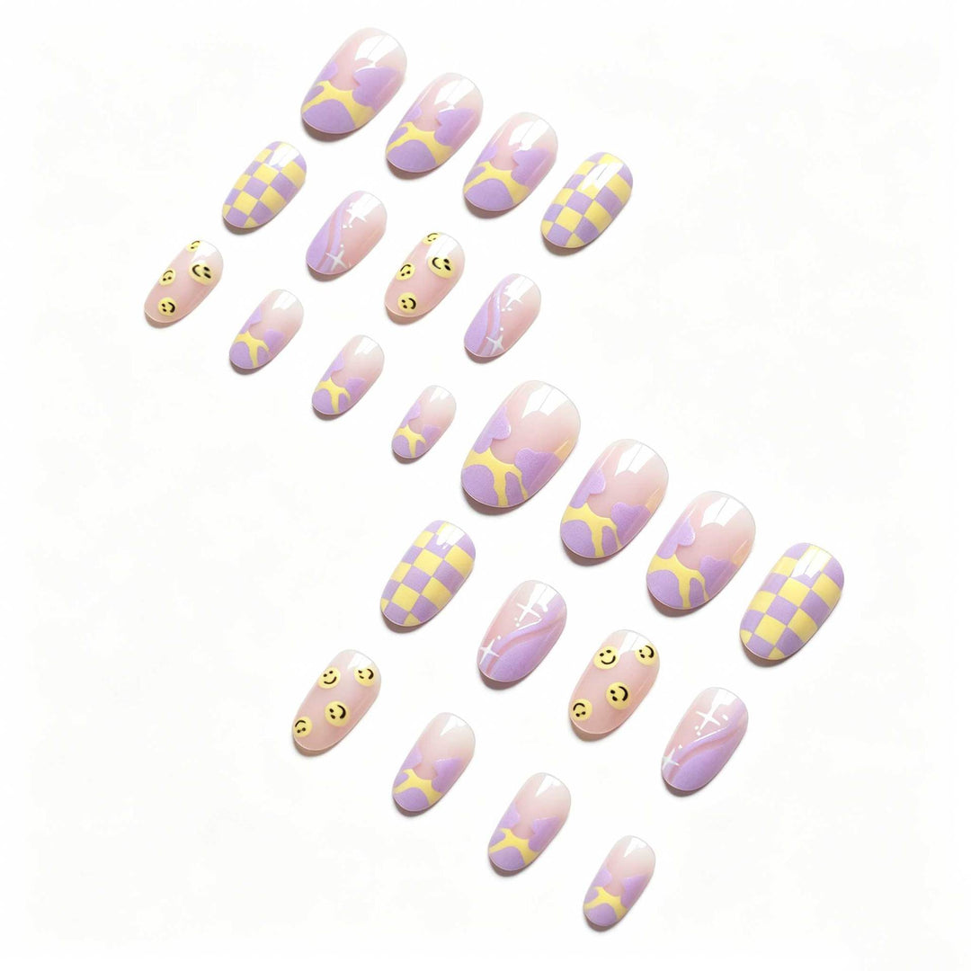 Künstlerisches gemustertes Gel Nagelkunst