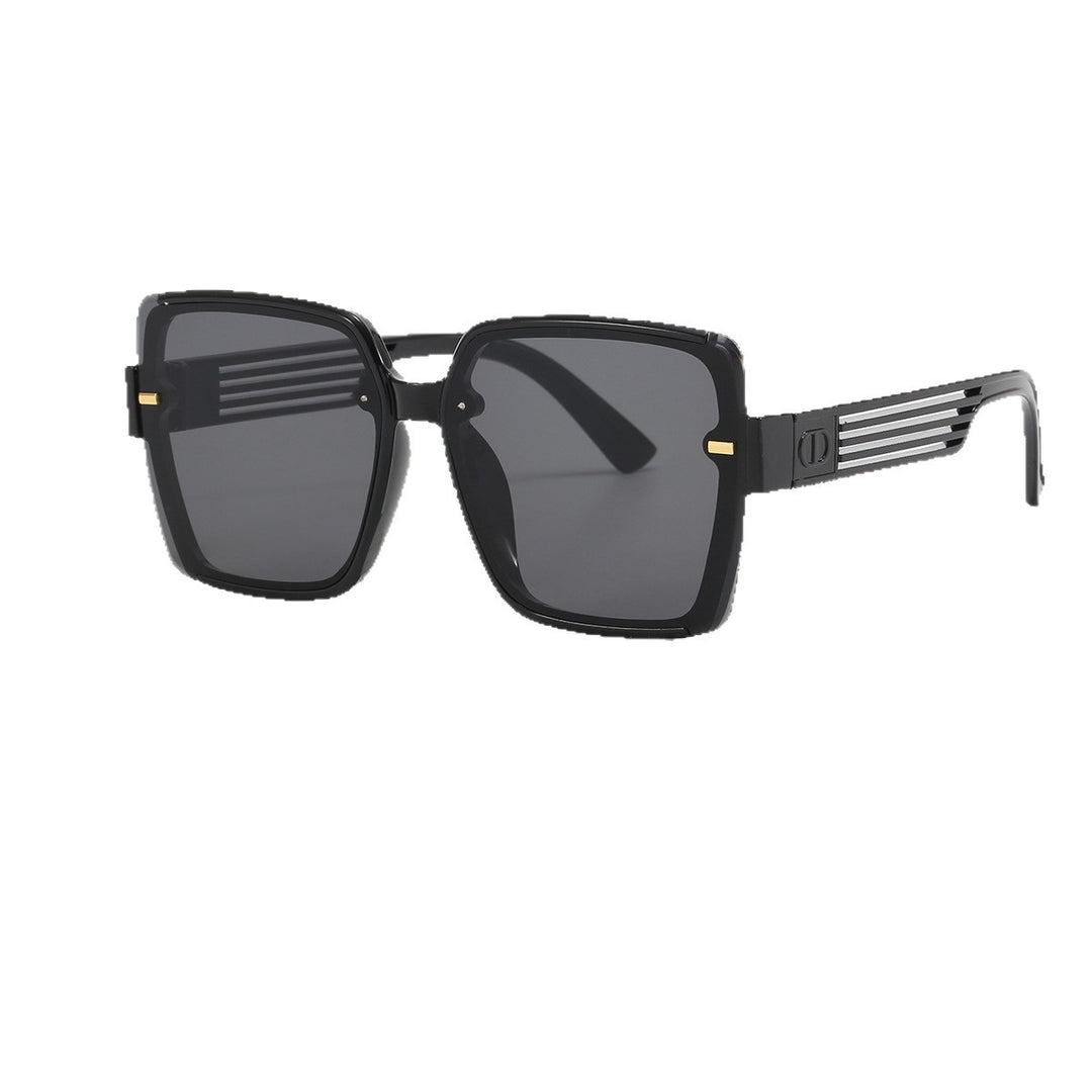Damen trendige quadratische Sonnenbrille mit UV-Schutz und modischem Gestell Karnz