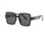 Damen trendige quadratische Sonnenbrille mit UV-Schutz und modischem Gestell Karnz