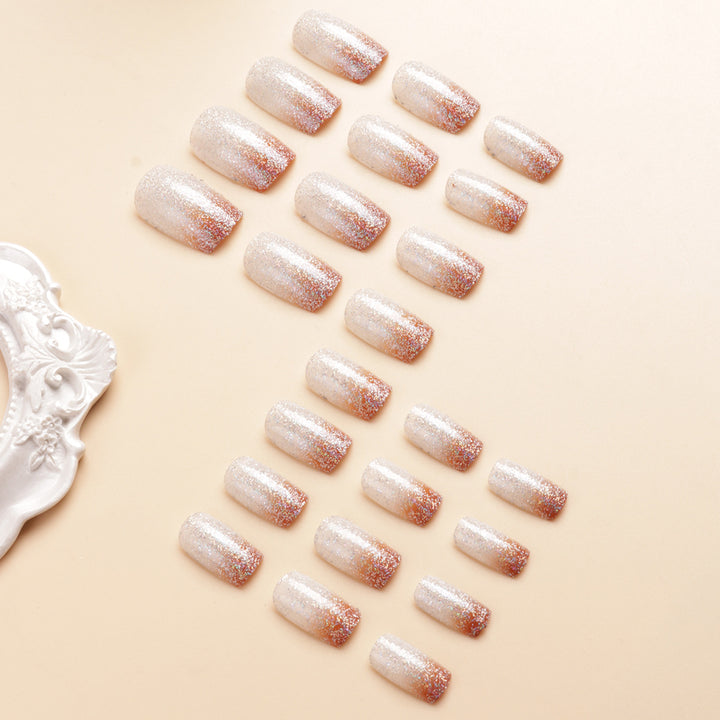 Glitter Ombre Press-On Nagelset Karnz
