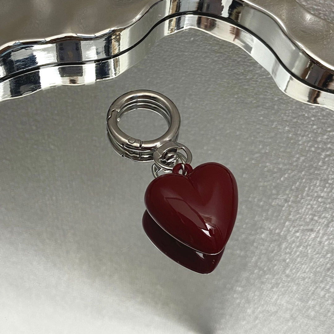 Herzförmiger Charm Schlüsselanhänger Karnz