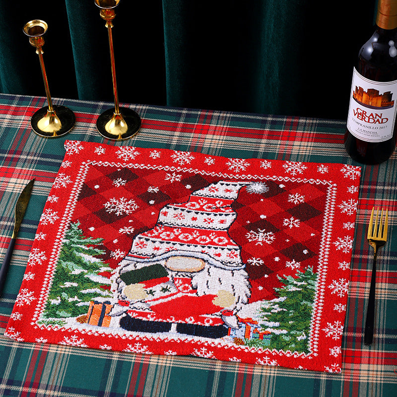 Festliche Tischdecke mit Weihnachtsmuster Karnz