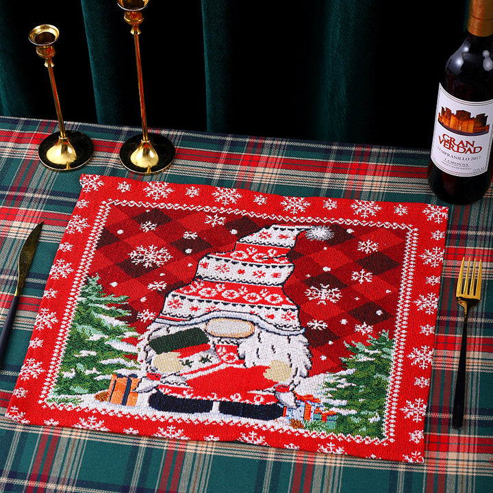 Festliche Tischdecke mit Weihnachtsmuster Karnz