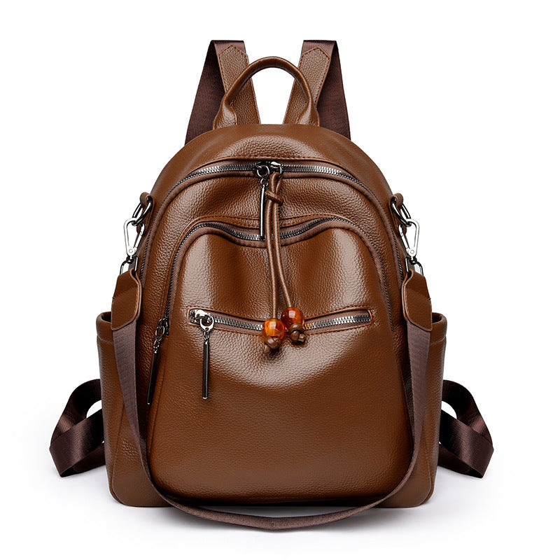Premium Leder Reise Rucksack Karnz