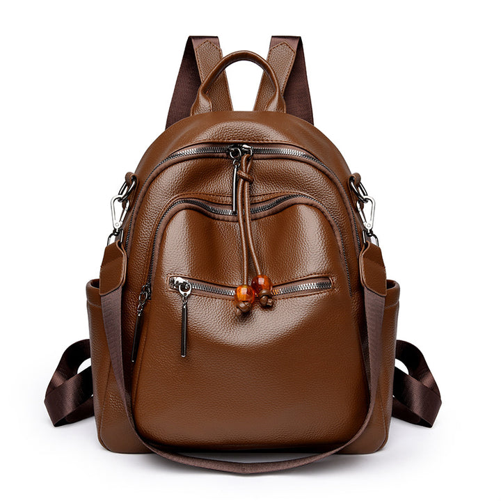 Premium Leder Reise Rucksack Karnz