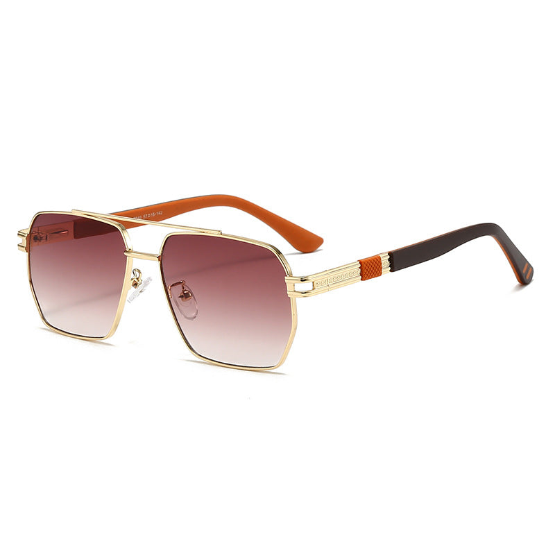 Herren Sonnenbrille mit hochwertigem Metallrahmen und sportlichen Akzenten Karnz