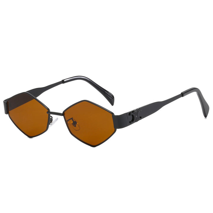 Modische Sonnenbrille Im Hexagonalen Design Karnz