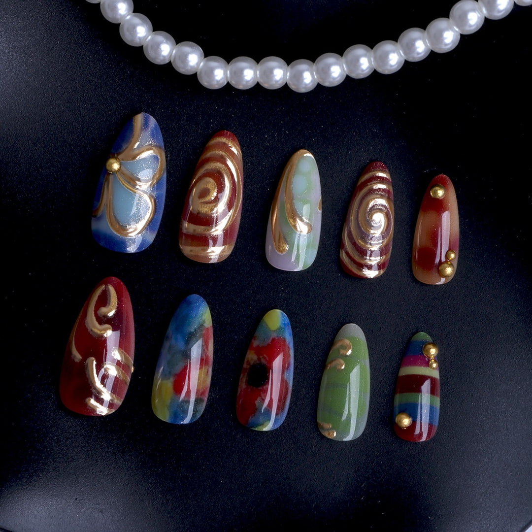 Künstliche Nail Art Karnz