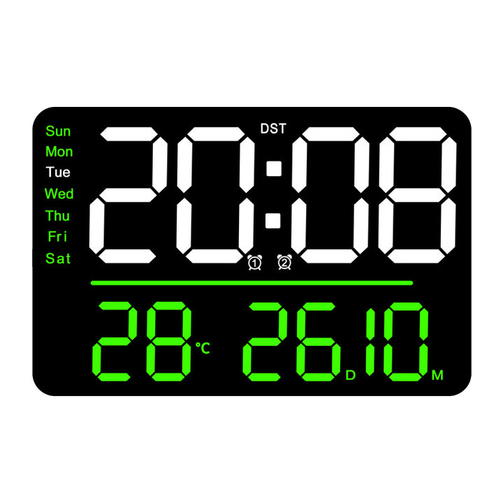 Digitaler Alarmwecker mit multifunktionaler Temperatur- und Wochentagsanzeige Karnz