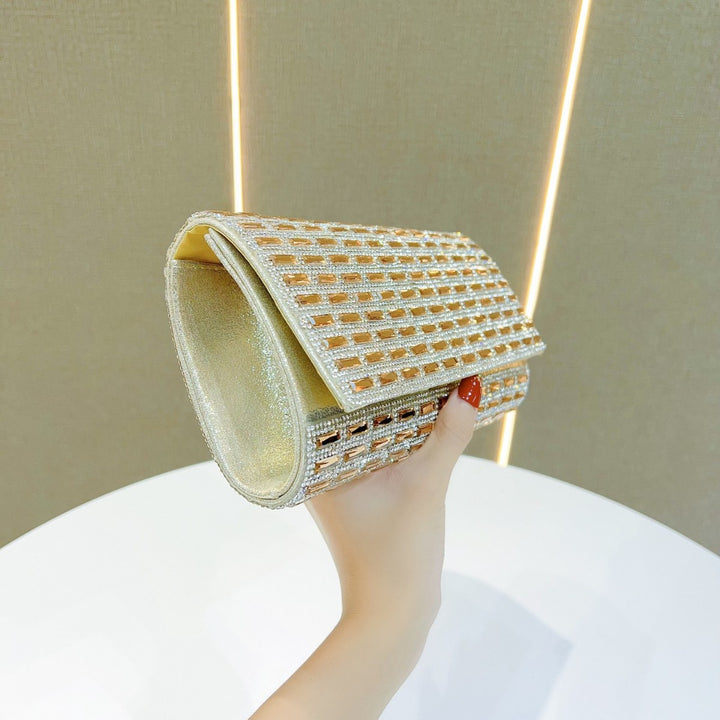 Glamouröse Kristallbesetzte Abendclutch