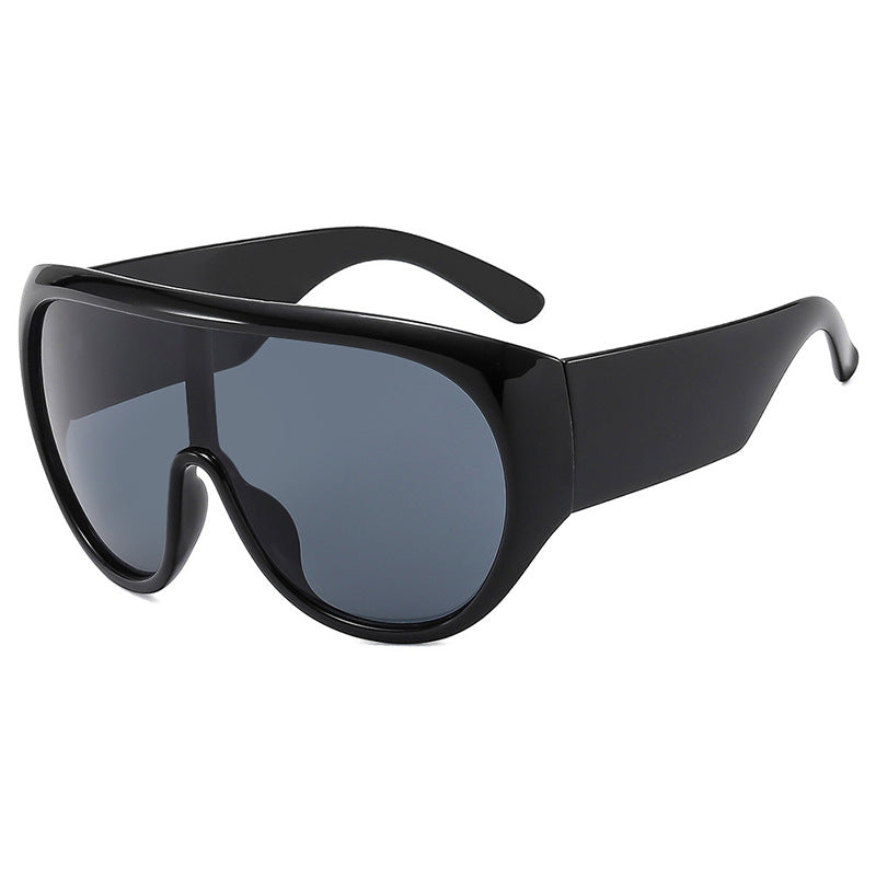 Damen sportliche Sonnenbrille im aerodynamischen Design mit breitem Sichtfeld Karnz