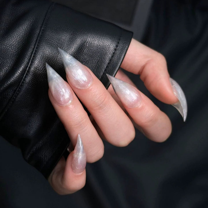 Glamouröse Stiletto Druck-Nagelset
