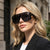 Damen Modische Oversized-Sonnenbrille im futuristischen Design Karnz