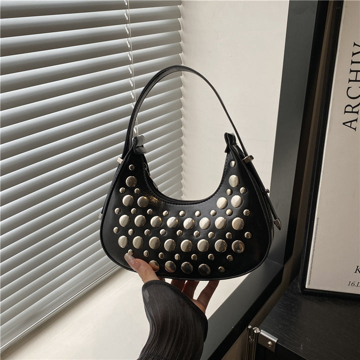 Nietenleder Hobo Tasche Karnz