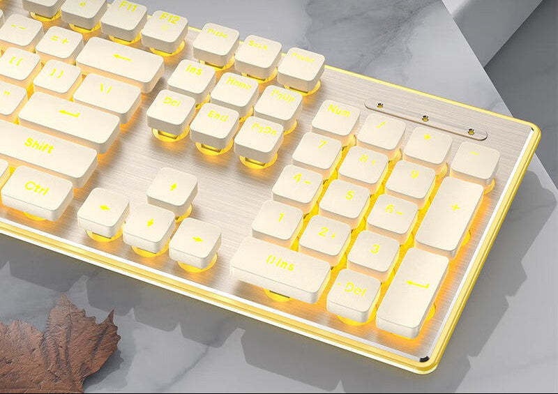 Vintage-inspirierte mechanische Tastatur Karnz