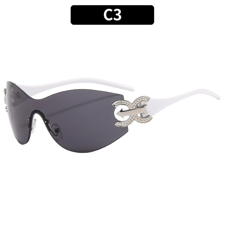 Hochleistungsfähige futuristische Schild-Sonnenbrille