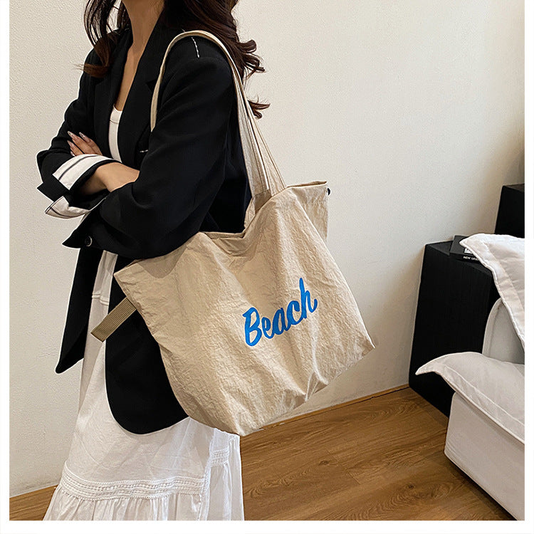 Geräumige Canvas-Shopper-Tasche Karnz