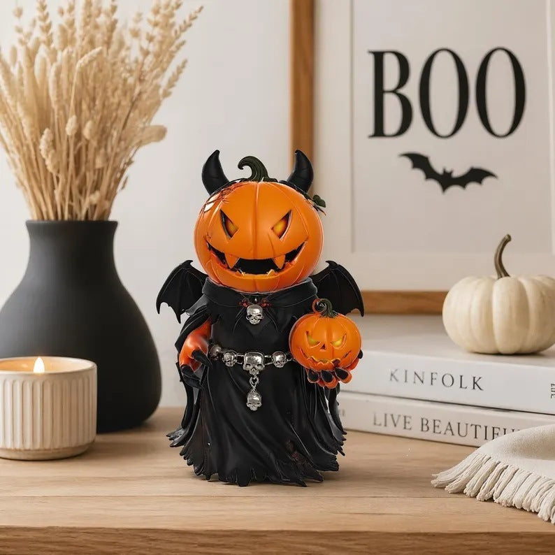 Kreative Halloween Kürbisfigur Karnz