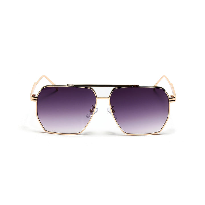 Damen elegante sechseckige Sonnenbrille Karnz