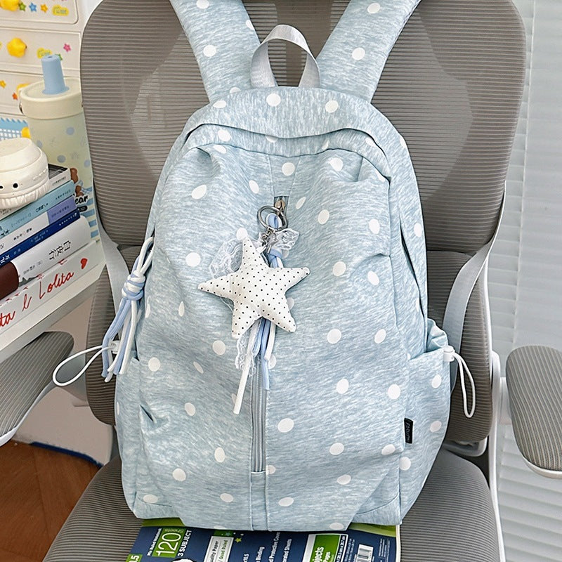 Verspielt gepunkteter Rucksack Karnz