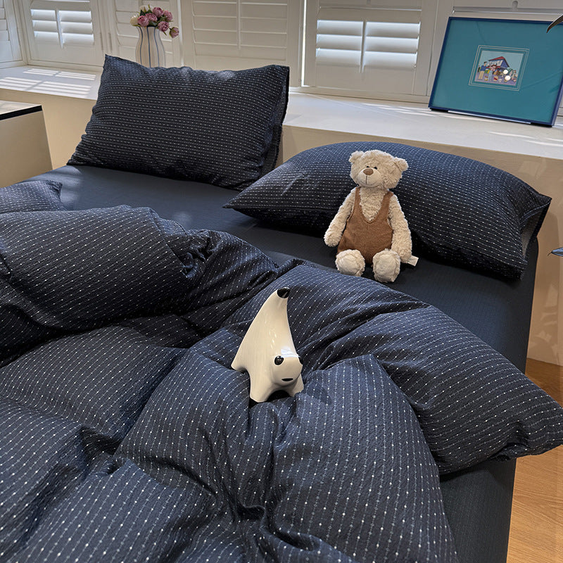 Premium Weiches Gestreiftes Quilt Set