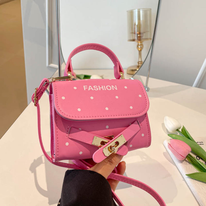 Punktmuster Mini-Handtasche
