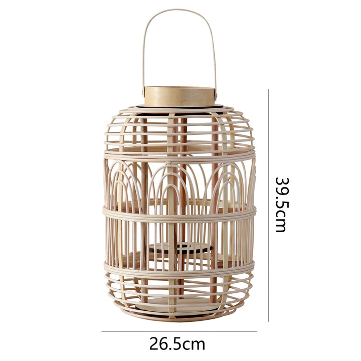 Dekorative Rattan-Laterne Karnz