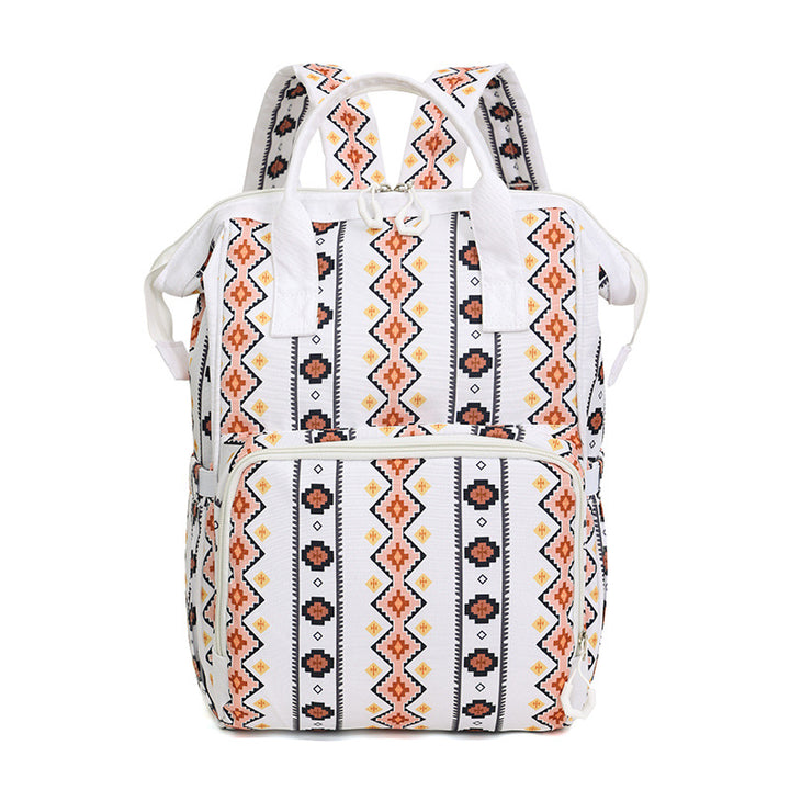 Geometrisch gemusterten Reise-Rucksack