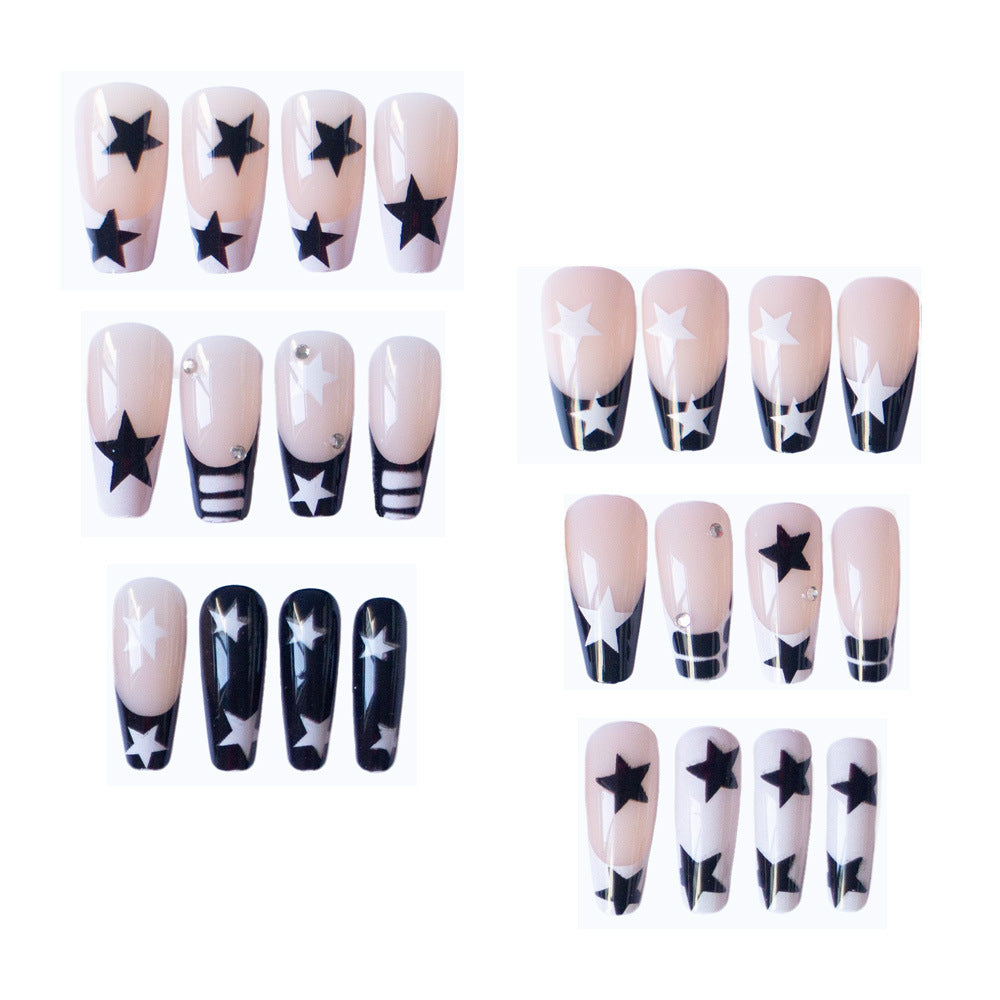 Künstlerisches Sternmuster Nagelkunst Set